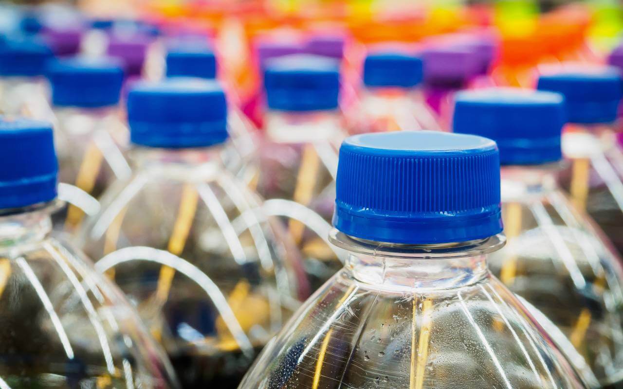Plastic soft drink bottles