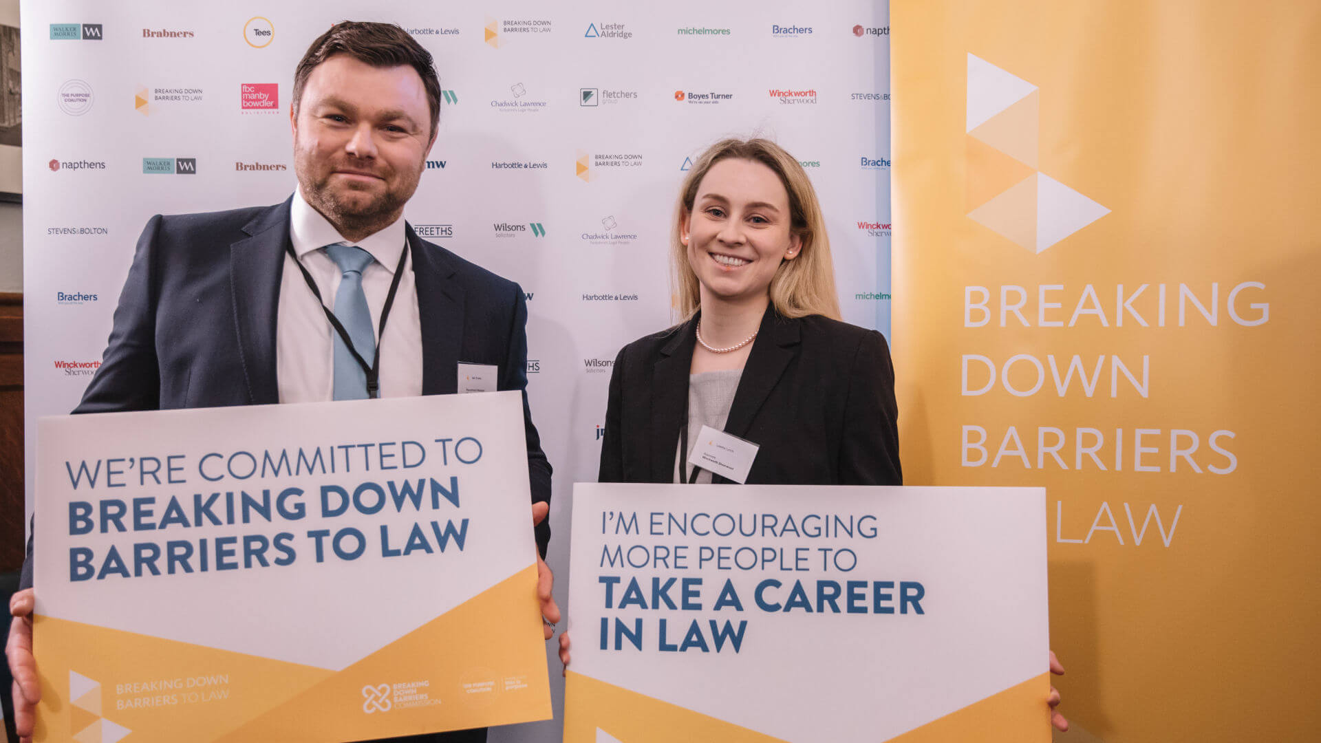 Breaking Down Barriers into Law Launch Event 2024 - Ash & Leasha 01