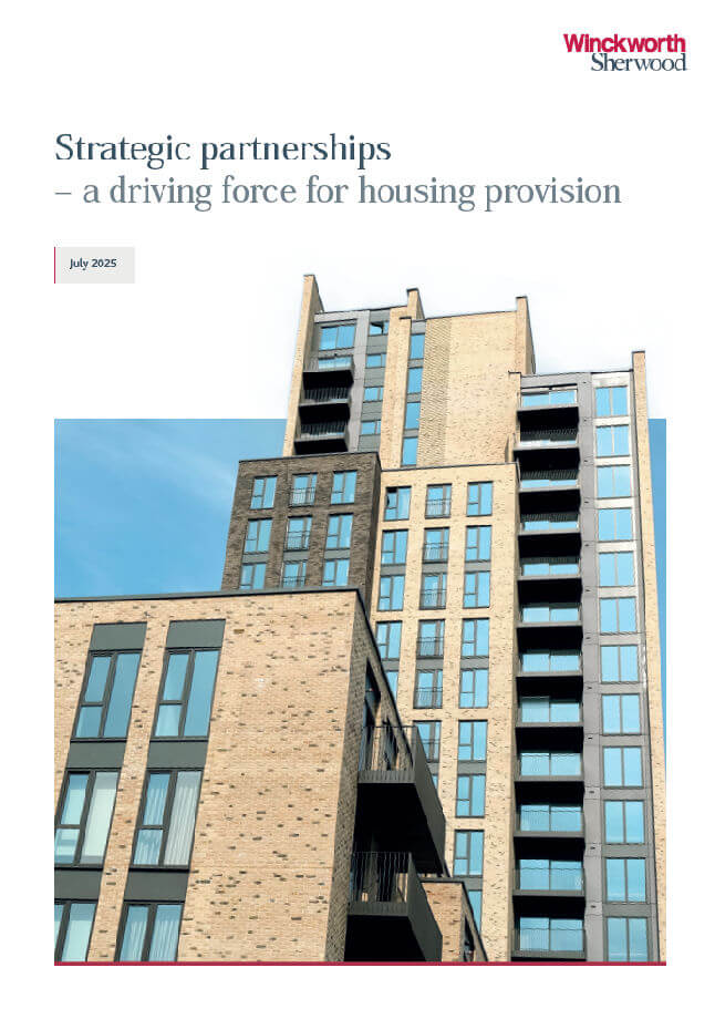 Strategic Partnerships Report Cover Thumb - High Rise Res Building